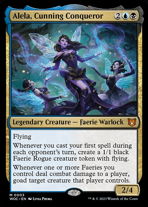 MTG fairy deck guide - Alela, Cunning Conqueror faerie commander