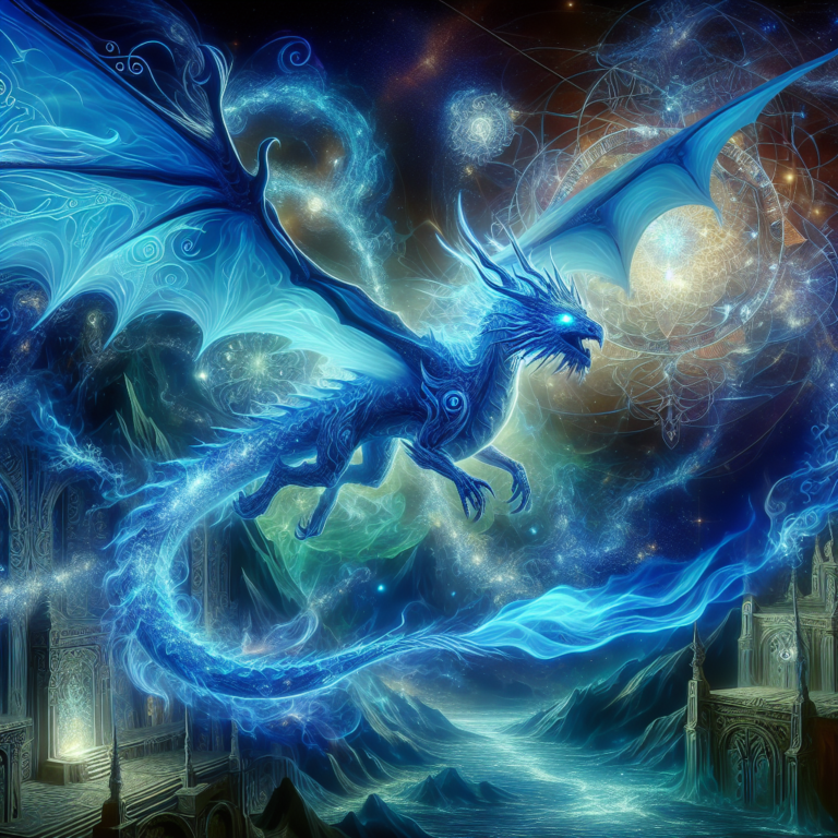 Mystical Power of Blue Dragons in Magic: The Gathering