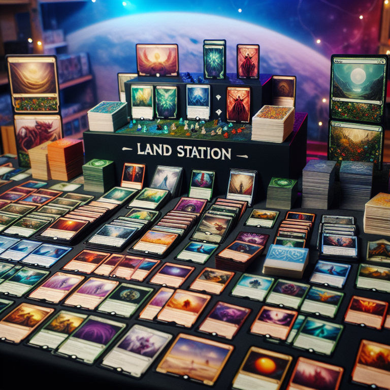 magic the gathering mtg land station