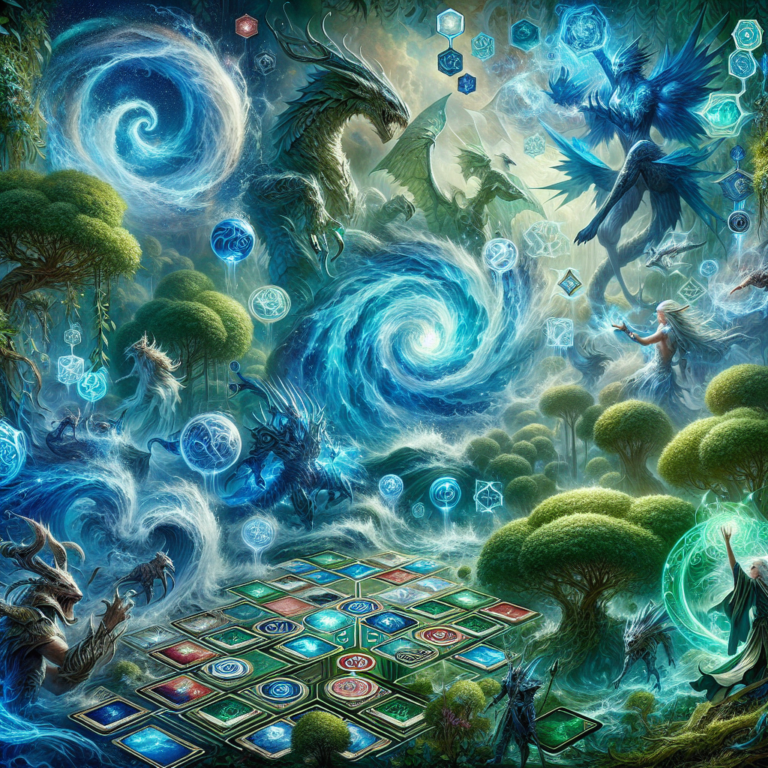 blue green magic the gathering