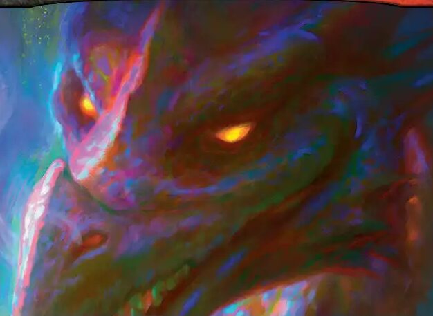 Smaug the Impenetrable art from the MTG The Hobbit Treasures of Smaug Scene Box
