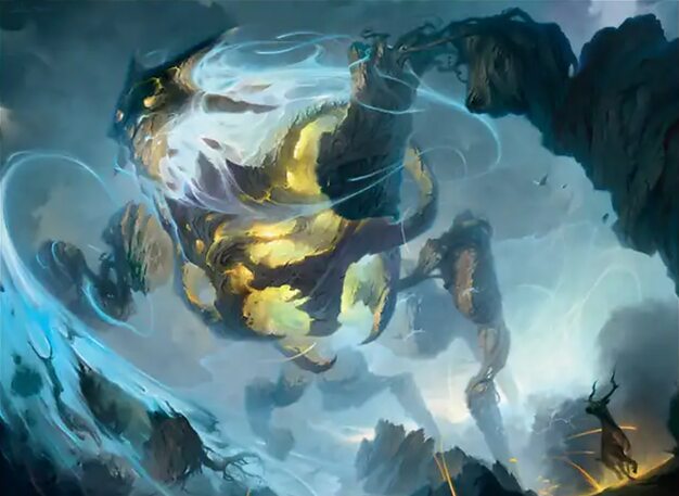 Maelstrom Wanderer, the double-cascade Temur commander in MTG