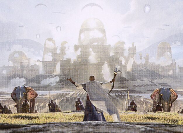Teferis Protection card art, the MTG instant granting protection from everything